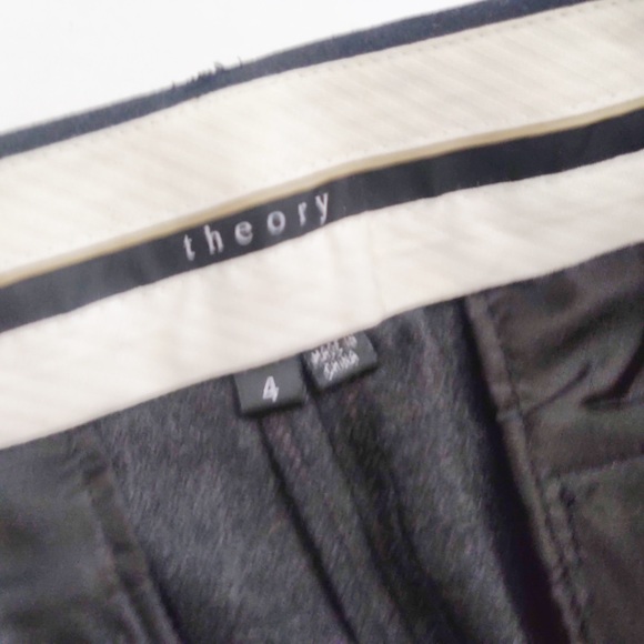 Theory bootcut dress pants wool blend striped - Picture 3 of 4